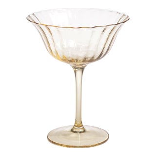 Apéritif Summer Cocktail Coupe- Goldenrod, Set of 4 For Sale