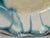 Edgecomb Potters Crystalline Starburst Glaze Creamy Blue Green Beachy Bowl Dish Handmade Pottery For Sale - Image 4 of 9
