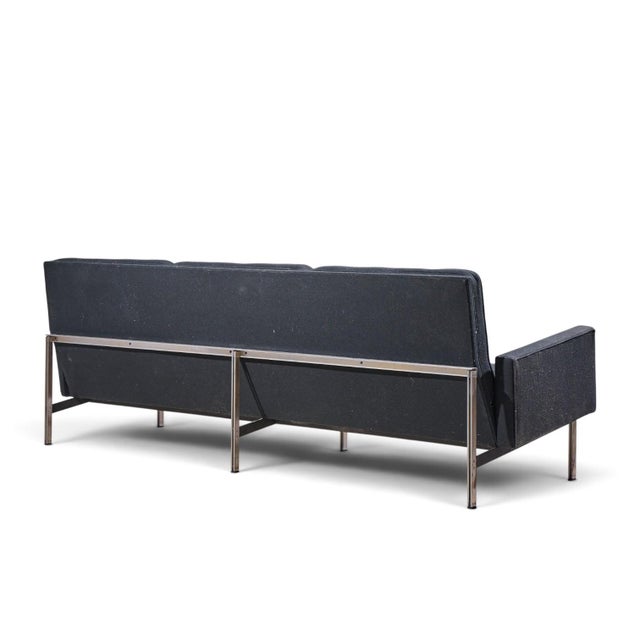 Metal Florence Knoll for Knoll Mid Century Parallel Bar Sofa For Sale - Image 7 of 9