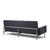 Metal Florence Knoll for Knoll Mid Century Parallel Bar Sofa For Sale - Image 7 of 9