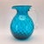 Mid-Century Modern Mid-Century Modern Blenko Seabreeze Diamond Optic Pitcher With Clear Handle (Large, 2014/2015 Catalogue #1010d) Rough Pontil For Sale - Image 3 of 18