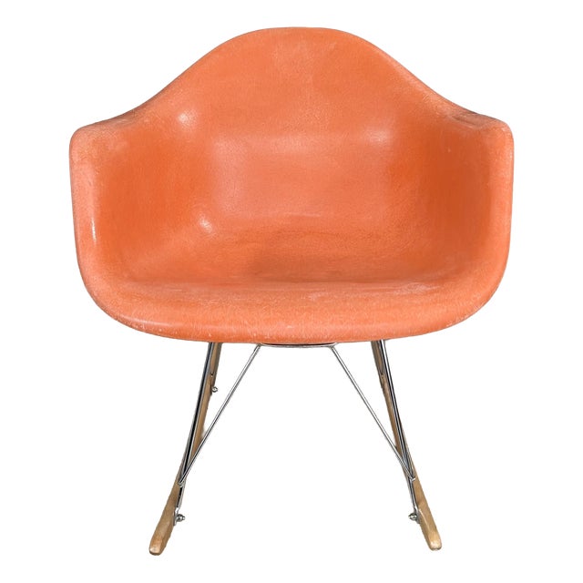 Fiberglass Rocking Armchair by Charles and Ray Eames, 1970s For Sale