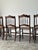 Antique Set of 4 Turned-Spindle Cane Seat Dining Chairs For Sale - Image 10 of 18