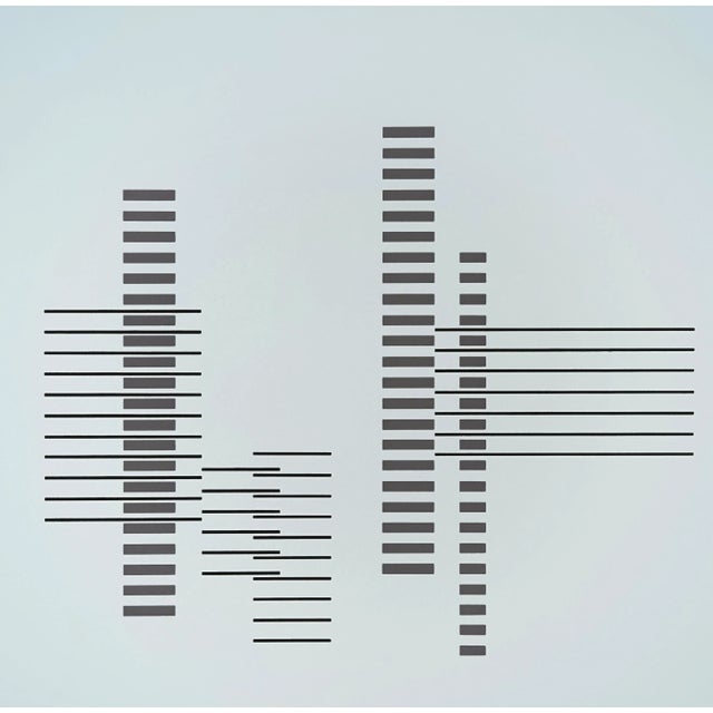 "Shyscraper" serigraph by Josef Albers from the monumental "Formulation : Articulation" published by Harry N. Abrams and...