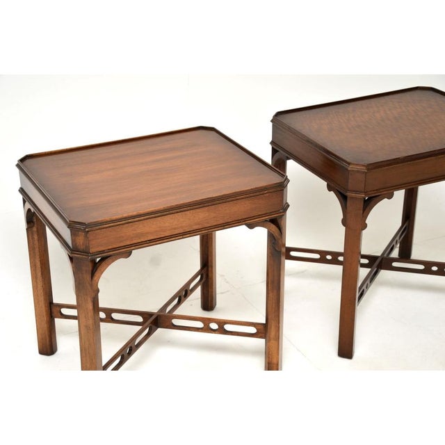 Antique Georgian Side Tables, 1930s, Set of 2 For Sale - Image 9 of 11