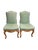 Baker Furniture Pair of French Style Green Chairs Quick Hits: Pair of French-style chairs by Baker Furniture Features...