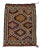 Vintage Embroidered Turkish Kilim Rug - 2'11" x 3'10" For Sale