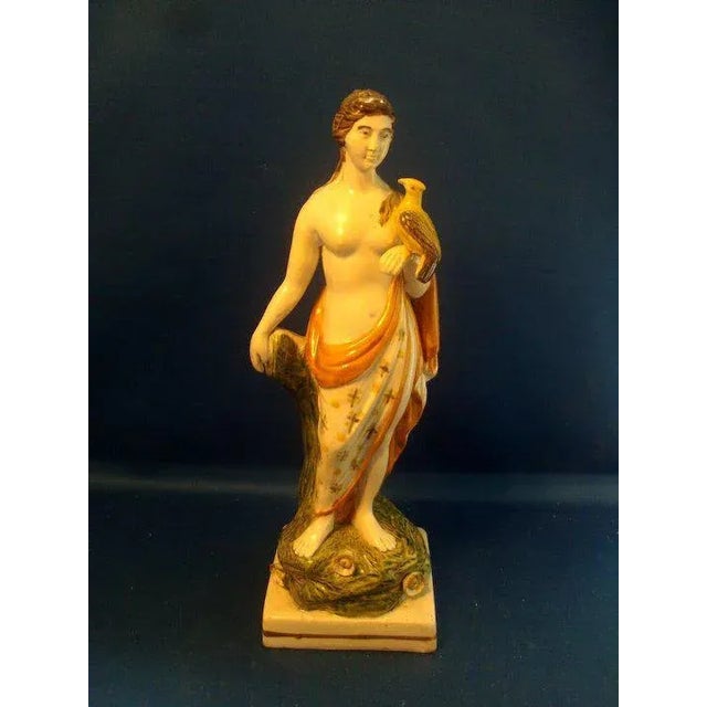 White 1810 English Staffordshire Pearlware Figure of Venus For Sale - Image 8 of 11