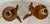 Brown Vintage Rustic Wrought Iron Spanish Revival Style Candle Holders Converted to Table Lamps, Circa 1980s- A Pair For Sale - Image 8 of 12