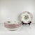 Bowl-Shaped Réverbère Model Plates with Tulip and Rose Pattern by KG Lunéville, 1980s, Set of 6 For Sale - Image 3 of 9