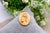 19.2k Gold Our Lady of the Immaculate Conception Pendant, in Worn conditions. Designed 1980 to 1989