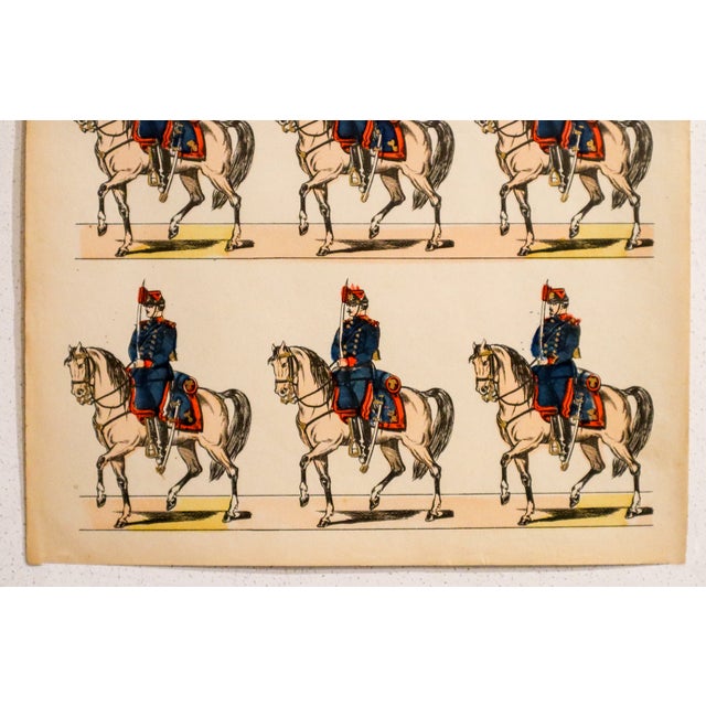 French 1880s - 1890s French Military Print - Imagerie d'Épinal #89 - Artillerie For Sale - Image 3 of 3