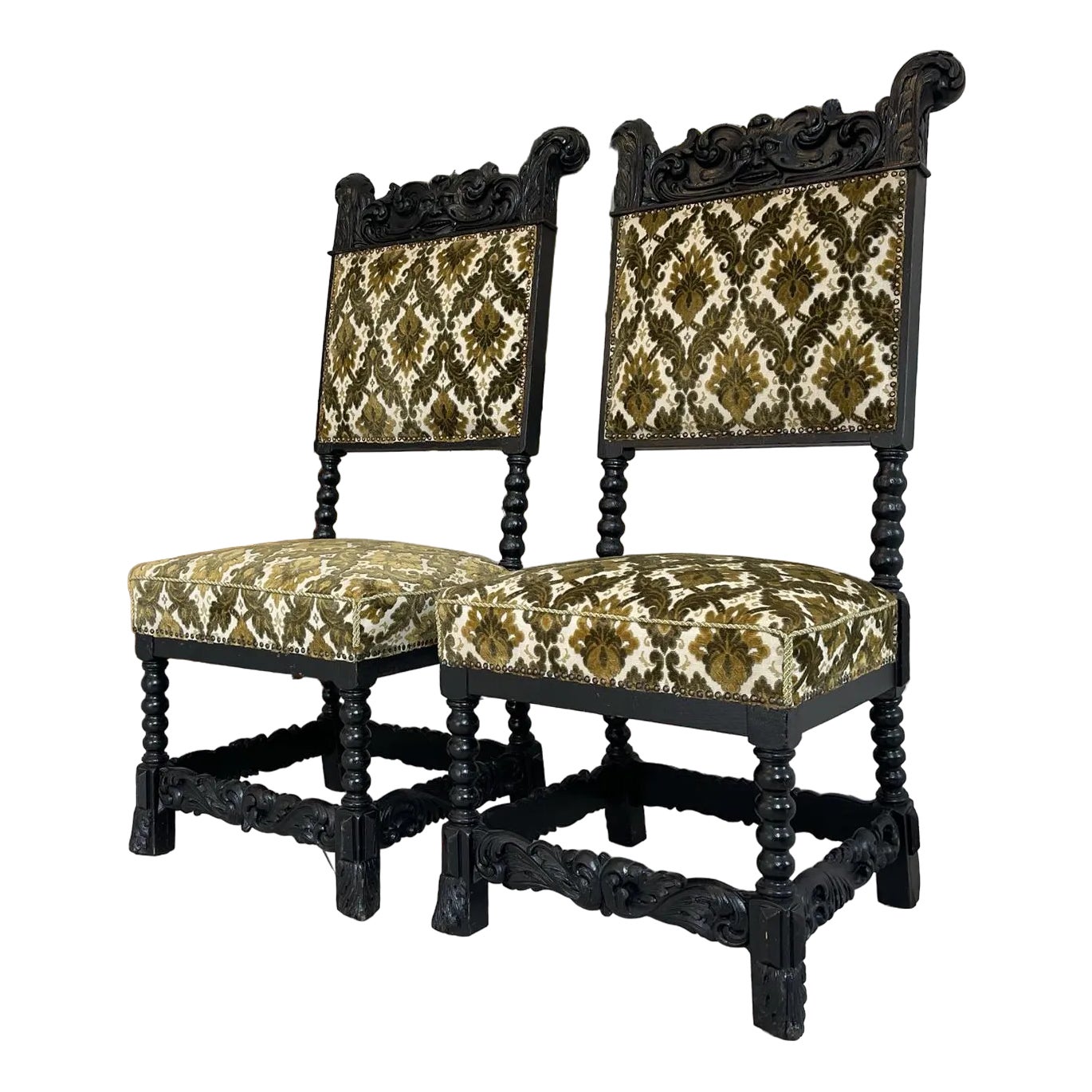 Set of Knights Side Chairs | Chairish