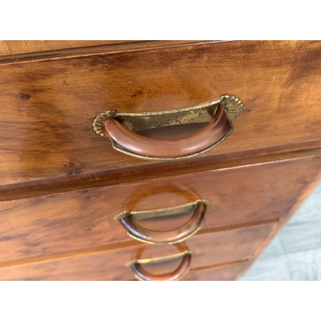 Vintage Italian Chest of Drawers in Burl Wood, 1930s For Sale - Image 9 of 17