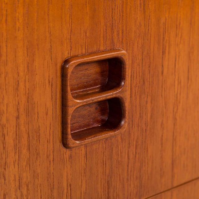 Scandinavian Teak Shelving Unit with Desk, 1970s For Sale - Image 11 of 17