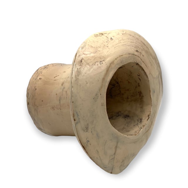 Large White Ceramic Top Hat Sculpture, France, 1950s For Sale - Image 10 of 18