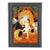 Vintage German Reverse Glass Folk Art Painting of Madonna and Child For Sale