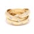 Modern 0.75ctw Diamond Twisted Band Rings, 18k Yellow Gold, Ring Size 4.5 For Sale - Image 3 of 6