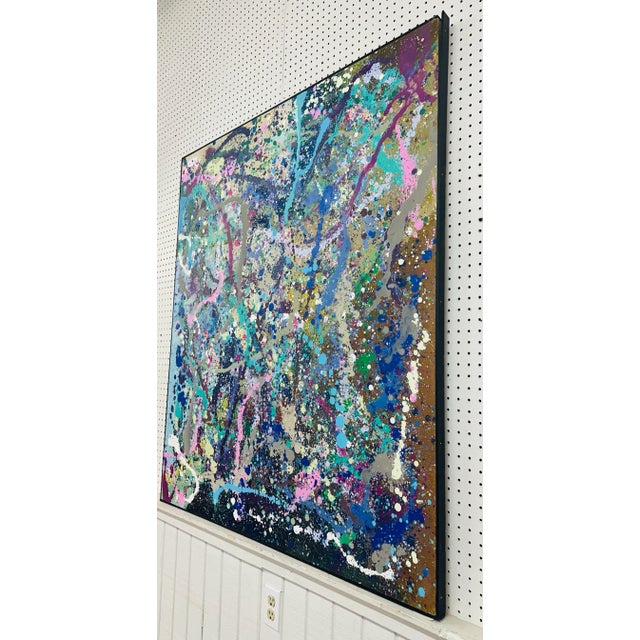 Abstract Large Modern Expressionist Abstract Painting For Sale - Image 3 of 6