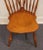 Brown Ethan Allen Heirloom Nutmeg Maple Fiddleback Windsor Dining Side Chair 10-6020 For Sale - Image 8 of 11