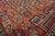 19th Century Charming Old Persian Quchan Kordi Rug With Red Background Color a Geometric Design For Sale - Image 5 of 12