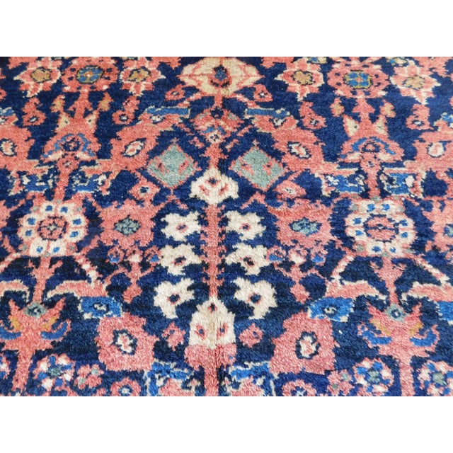 Early 20th Century Antique Hand-Knotted Persian Gallery Rug - 5′3″ × 11′7″ For Sale - Image 9 of 13