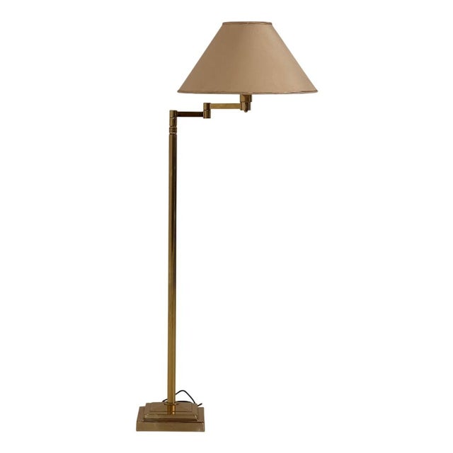 Brass Floor Lamp, 1980s For Sale - Image 12 of 12