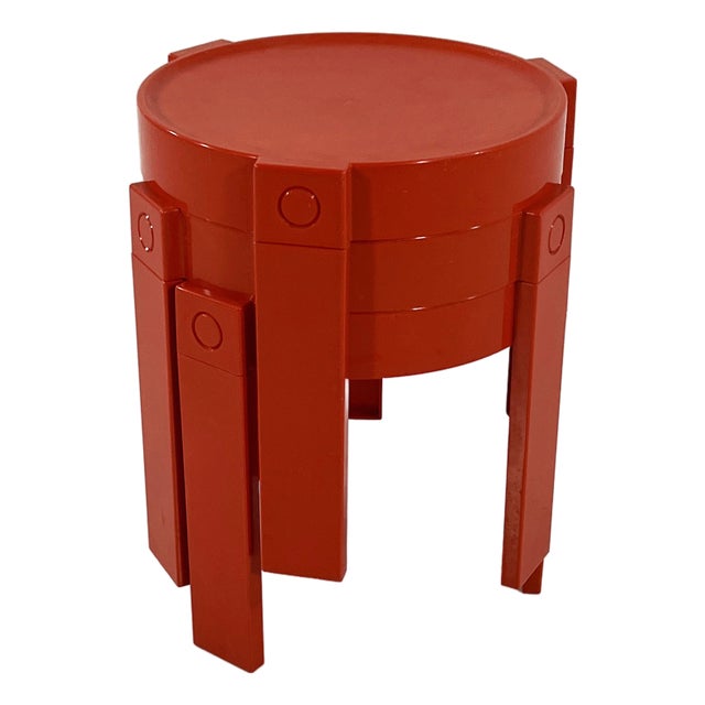 Flair Side Tables from Prisunic, 1970s, Set of 3 For Sale