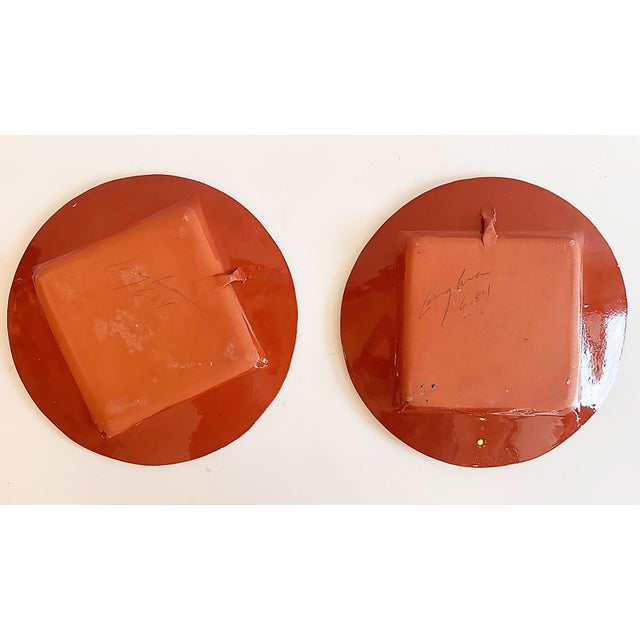 1980s Rare Loughran Unique and Individual Abstract Dinner Set for 4 For Sale - Image 15 of 16