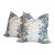 Cowtan & Tout Ashwell Pillows in Blue & Willow- Pair For Sale