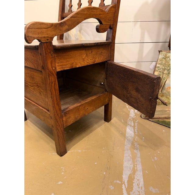 19th Century French Chimney Bench "Banc De Chimney" For Sale - Image 11 of 14