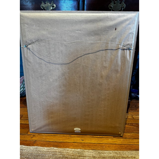 Linen Jean Claude Picot "Le Vase Bleu De Madrid" Serio Lithograph For Sale - Image 8 of 9