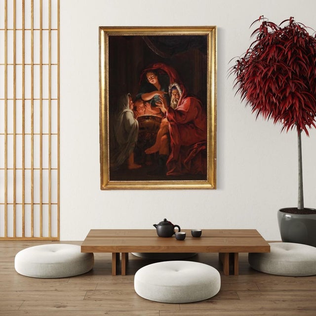 Allegory of Winter, 1750, Oil on Canvas For Sale - Image 7 of 15