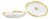 Porcelain Golden Basket Cake Dishes from Royal Copenhagen, 1980s, Set of 2 For Sale