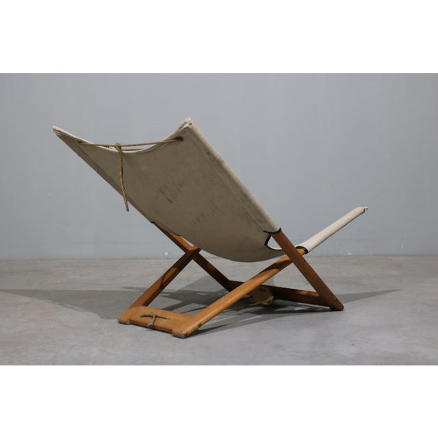 1970s Vintage Safari Lounge Chair from Hyllinge Mobler, 1970s For Sale - Image 5 of 7