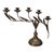 1910s French Art Nouveau Brass Lily Botanical Candelabra, 5-Light, Early 20th Century 15" For Sale - Image 5 of 10