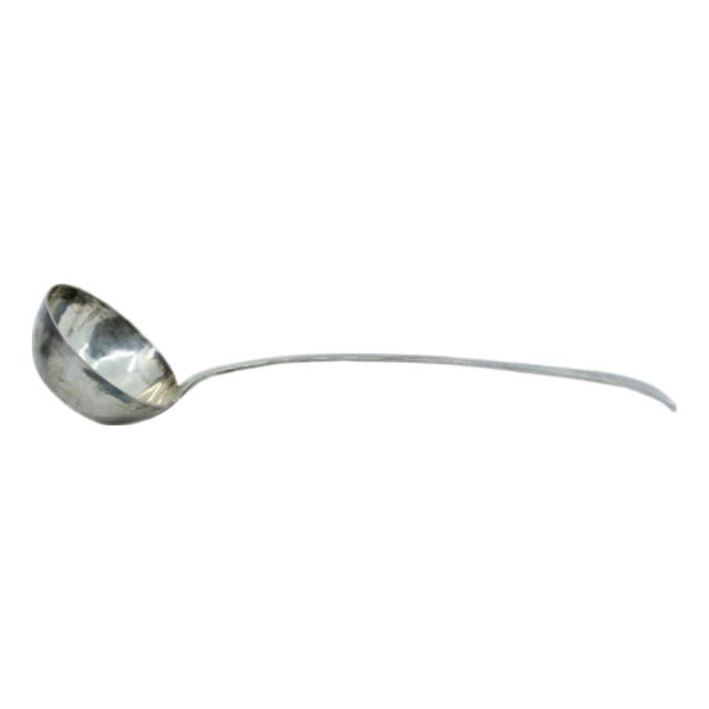 Silver Soup Ladle with Handle For Sale