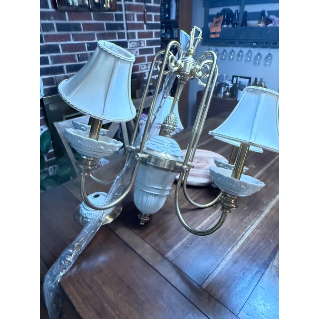 This was my mother’s. She worked for Lenox and was a collector. This hung in her dining room for many years. It was a...