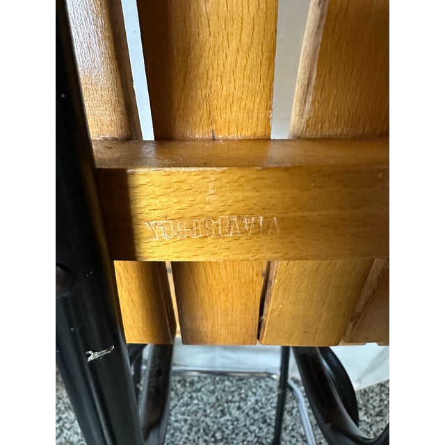 MCM Arthur Umanoff Style Swivel Barstool For Sale In Detroit - Image 6 of 9