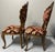 Pair of Antique Late 19th Century Rococo Revival Mahogany & Crimson Velvet Side Chairs For Sale - Image 4 of 12