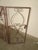 Metal Vintage Three Panel Brown Metal Fireplace Screen Scrolls & Flourishes For Sale - Image 7 of 12