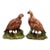 Charming Vintage Holland Mold Quail Figurines – Hand-Painted Majolica Style Birds - Cottagecore, English Country, Traditional, Lodge, Woodland For Sale