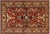 Southwestern Super Kazak Red/Gold Wool Rug - 3'11'' X 6'2'' For Sale - Image 9 of 10
