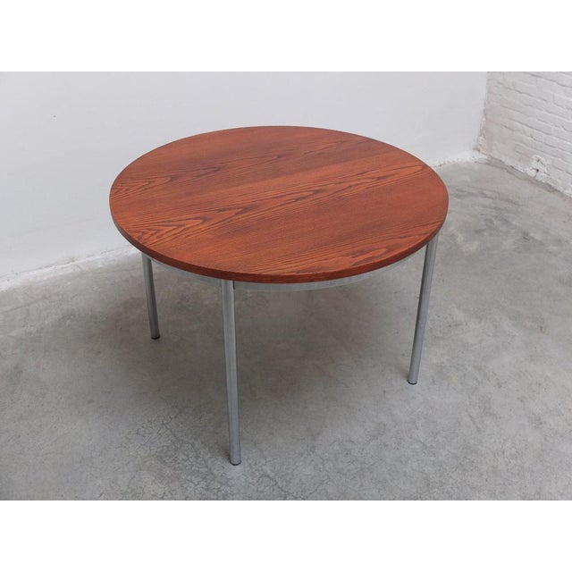 Round Dining Table in the style of Alfred Hendrickx, 1960s For Sale - Image 5 of 17