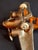 Orange Share Vintage 1930s Hubley Cast Iron Tat Nc-491 Dual Prop Airplane Toy Orange Nickel For Sale - Image 8 of 15