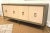 Cream Modern Gray and Cream Shagreen Four Door Credenza For Sale - Image 8 of 8