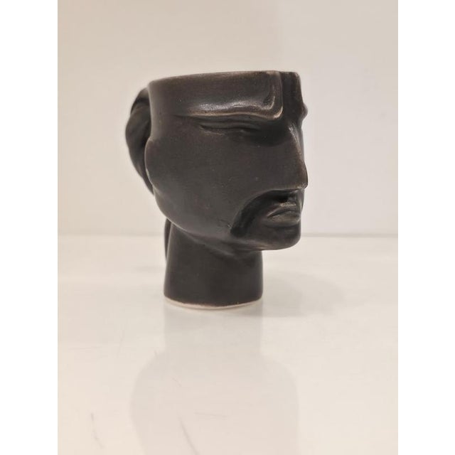 Ceramic Warrior 19 Sculptural Ristretto Cup by Tamara Barnoff For Sale - Image 7 of 8