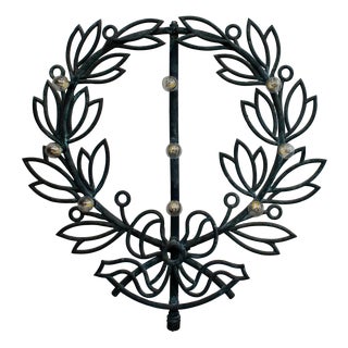 Antique Copper Architectural Element Wall Light, 1900 For Sale