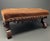 Antique Victorian Carved Walnut Needlepoint Footstool With Floral Embroidery For Sale - Image 4 of 8
