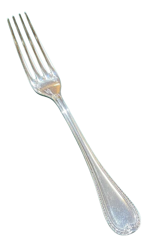 Malmaison Pattern Silver-Plated Dessert Fork from Christofle